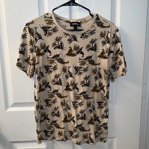 Express Mens floral graphic T-shirt